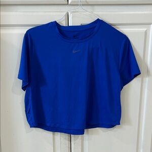 Nike One Women's Royal Blue Crop Top